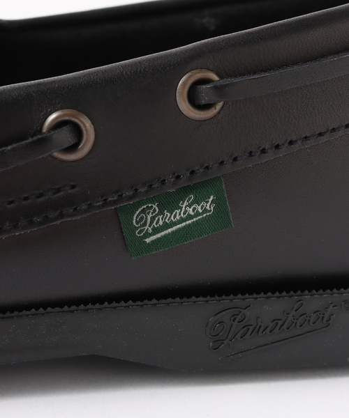 Paraboot（パラブーツ）の「PARABOOT / パラブーツ BARTH（モカシン/デッキシューズ・メンズ・ブラック/キャメル・80/75/70/65/60）」の17枚目の写真