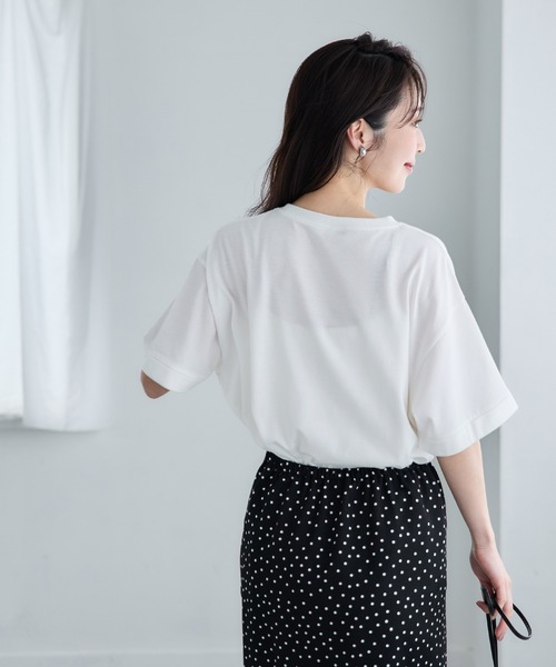 coca(coca)(コカ)の「【WEB限定セール】カレッジプリントTシャツ(Tシャツ/カットソー・レディース・C/D/A/B・M/L)」の16枚目の写真