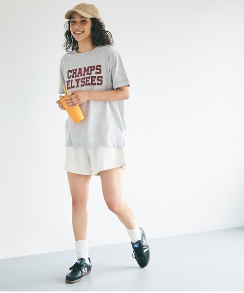 coca(coca)(コカ)の「【WEB限定セール】カレッジプリントTシャツ(Tシャツ/カットソー・レディース・C/D/A/B・M/L)」の19枚目の写真