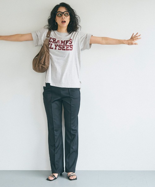 coca(coca)(コカ)の「【WEB限定セール】カレッジプリントTシャツ(Tシャツ/カットソー・レディース・C/D/A/B・M/L)」の17枚目の写真