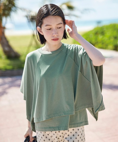Sunny Day Brunchブラウス セール】サニークラウズ ポンチョっとトップス〈レディース〉（T