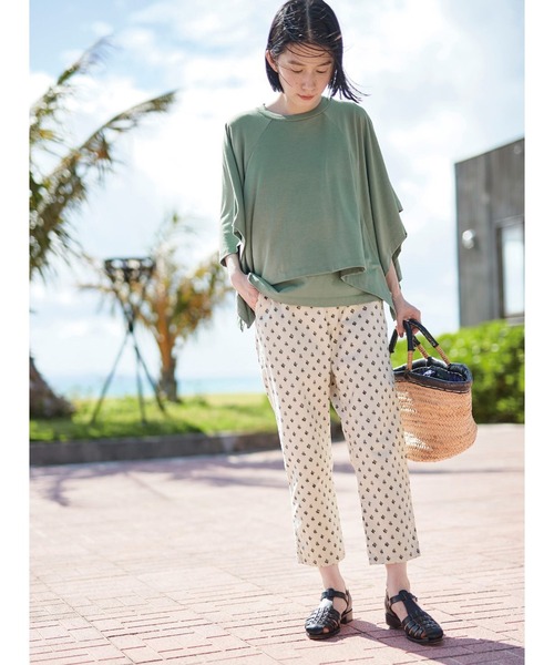 セール】サニークラウズ ポンチョっとトップス〈レディース〉（Tシャツ