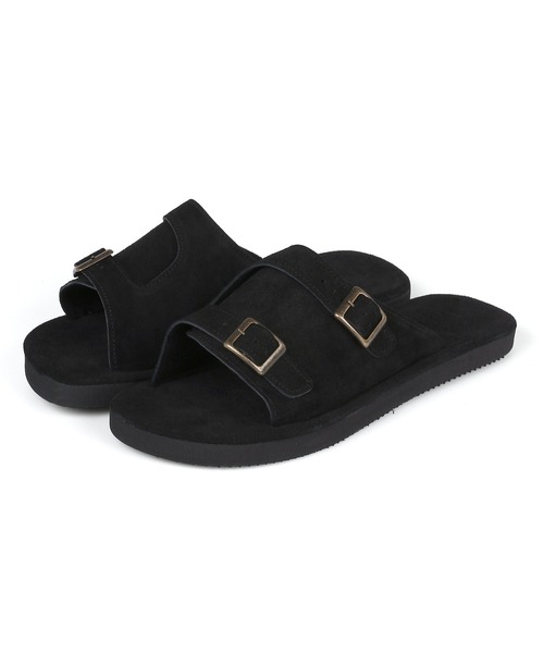 セール】DOUBLE MONK SANDAL：ダブルモンク ストラップサンダル