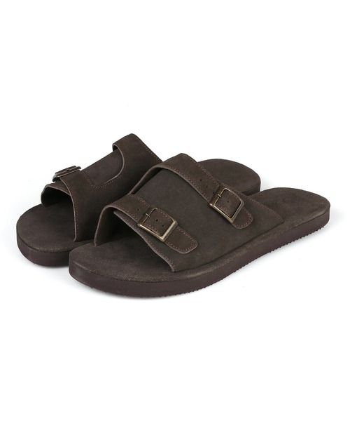 セール】DOUBLE MONK SANDAL：ダブルモンク ストラップサンダル