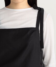 EDITION（エディション）の「アセテートツイル エプロントップス