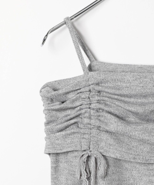 Heather（ヘザー）の「ギャザーオフショルプルオーバー　145149（Tシャツ/カットソー・レディース・ブラック/アイボリー/グレー・FREE）」の6枚目の写真