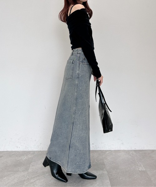 Heather（ヘザー）の「ギャザーオフショルプルオーバー　145149（Tシャツ/カットソー・レディース・ブラック/アイボリー/グレー・FREE）」の18枚目の写真