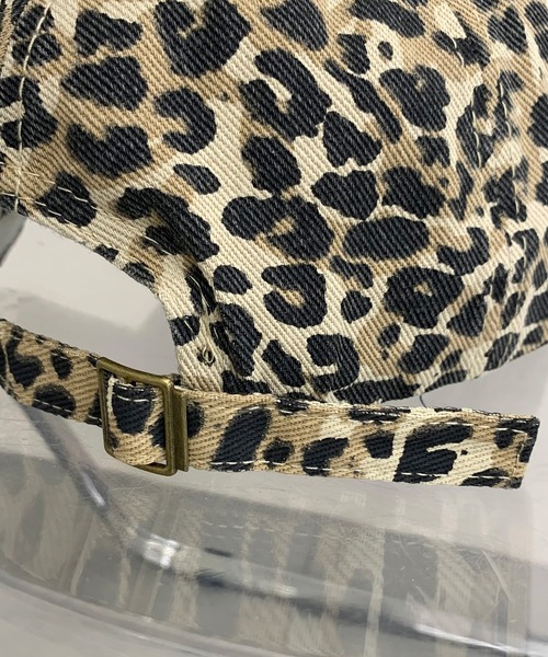 BEEDEN キャップ ヒョウ柄 セール】ヒョウ柄ダメージキャップ