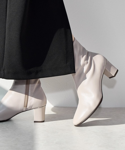 HIMIKO（ヒミコ）の「【Made in Japan】【撥水】ソフトシープレザーブーツ/641403（ブーツ・レディース・グレー/ブラック/パープル・23.5cm/24.5cm/25.0cm/22.0cm/22.5cm/23.0cm/24.0cm/25.5cm）」の3枚目の写真