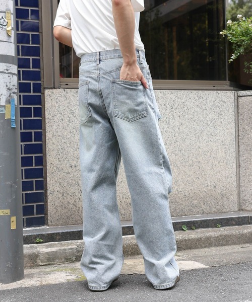 3.3 Field Trip (3.3フィールドトリップ)の「3.3 Field Trip/ダメージデニムパンツ(デニムパンツ・メンズ・ブラック/ブルー・MEDIUM/LARGE)」の15枚目の写真