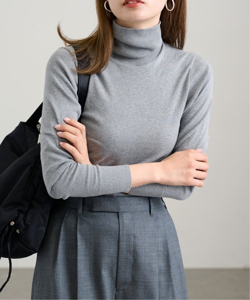 FRAMeWORK(フレームワーク)の「≪追加≫GICIPI/ジチピ ANANASタートルネック(Tシャツ/カットソー・レディース・ブラック/マルチ/グレー/ホワイト・FREE)」の3枚目の写真