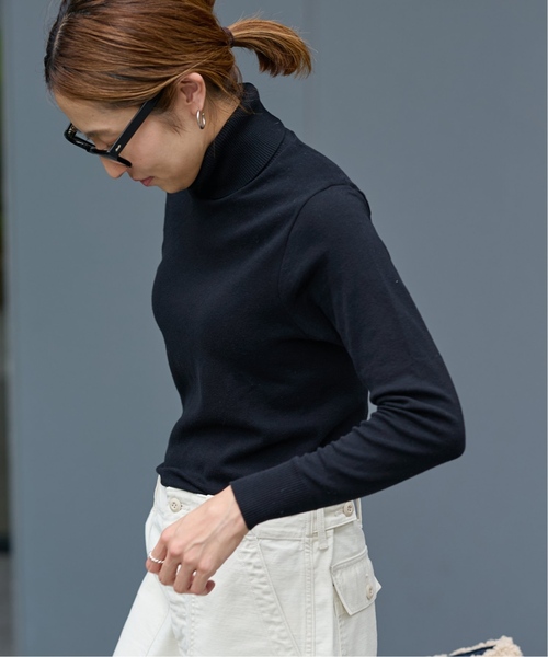 FRAMeWORK(フレームワーク)の「≪追加≫GICIPI/ジチピ ANANASタートルネック(Tシャツ/カットソー・レディース・ブラック/マルチ/グレー/ホワイト・FREE)」の7枚目の写真