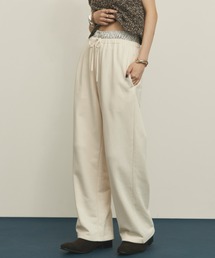 【ウエストゴム】ダブルウエストスウェットパンツ