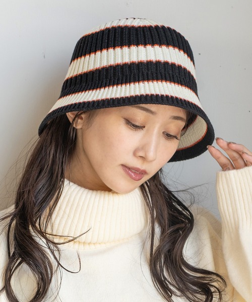 14+(イチヨンプラス)の「Skaters Thermo Bucket(ハット・レディース・ブラック系2/ベージュ/ホワイト/ホワイト系2/ブラック・MEDIUM)」の4枚目の写真