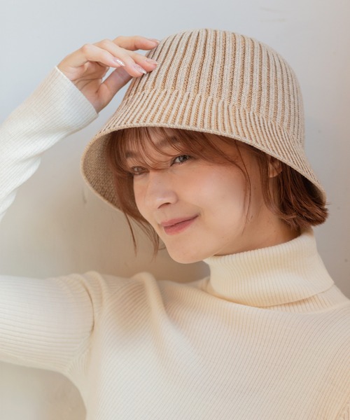 14+(イチヨンプラス)の「Skaters Thermo Bucket(ハット・レディース・ブラック系2/ベージュ/ホワイト/ホワイト系2/ブラック・MEDIUM)」の18枚目の写真