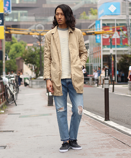 Big John（ビッグジョン）の「Big John(ビッグ･ジョン) ダメージカットオフデニムパンツ（デニムパンツ・メンズ・ライトブルー/インディゴブルー・28/30/32）」の15枚目の写真