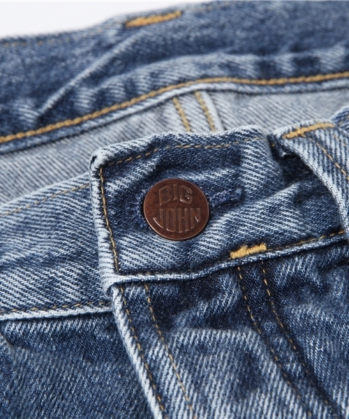 Big John（ビッグジョン）の「Big John(ビッグ･ジョン) ダメージカットオフデニムパンツ（デニムパンツ・メンズ・ライトブルー/インディゴブルー・28/30/32）」の13枚目の写真