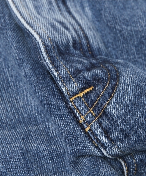 Big John（ビッグジョン）の「Big John(ビッグ･ジョン) ダメージカットオフデニムパンツ（デニムパンツ・メンズ・ライトブルー/インディゴブルー・28/30/32）」の8枚目の写真