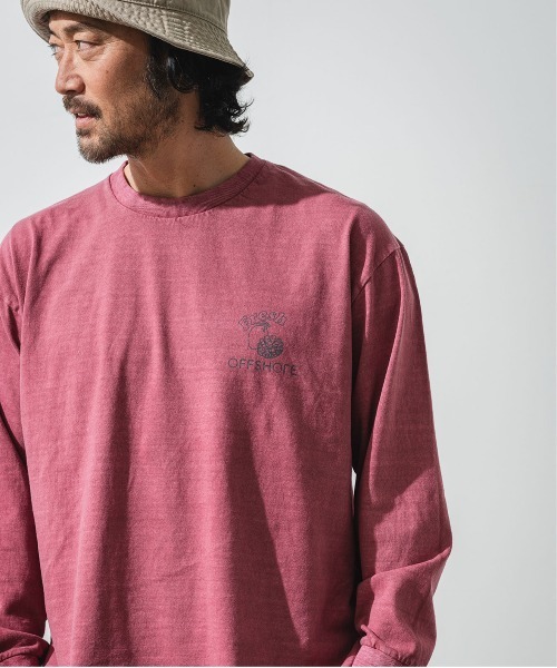 OFFSHORE(オフショア)の「FRUITS L/STEE/フルーツロングスリーブティ(Tシャツ/カットソー・メンズ・オフホワイト/バーガンディー/ネイビー・M/L)」の5枚目の写真