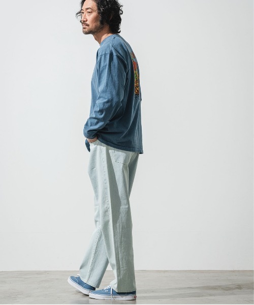 OFFSHORE(オフショア)の「FRUITS L/STEE/フルーツロングスリーブティ(Tシャツ/カットソー・メンズ・オフホワイト/バーガンディー/ネイビー・M/L)」の11枚目の写真
