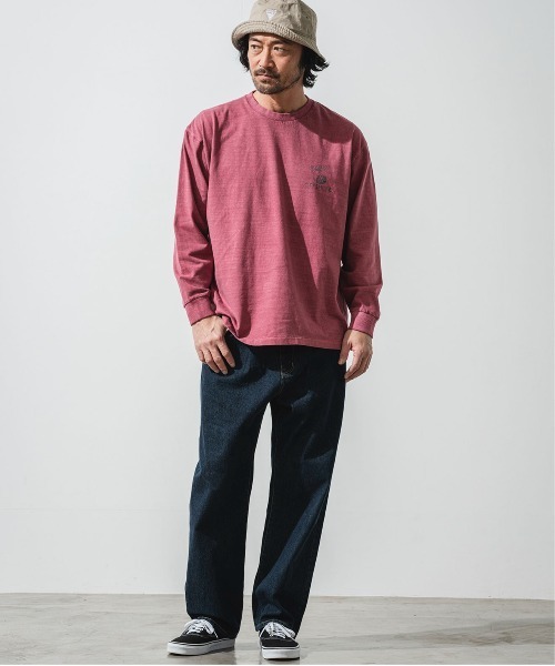 OFFSHORE(オフショア)の「FRUITS L/STEE/フルーツロングスリーブティ(Tシャツ/カットソー・メンズ・オフホワイト/バーガンディー/ネイビー・M/L)」の12枚目の写真