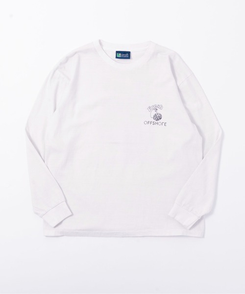 OFFSHORE(オフショア)の「FRUITS L/STEE/フルーツロングスリーブティ(Tシャツ/カットソー・メンズ・オフホワイト/バーガンディー/ネイビー・M/L)」の18枚目の写真