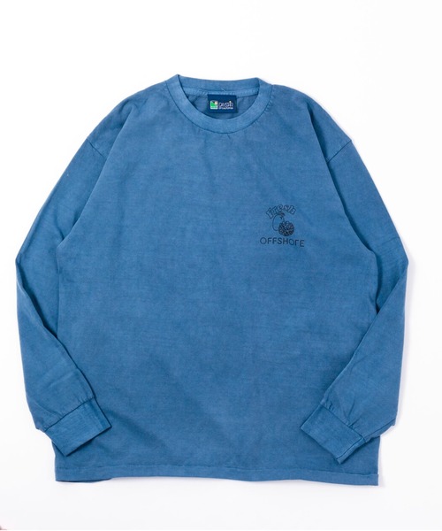 OFFSHORE(オフショア)の「FRUITS L/STEE/フルーツロングスリーブティ(Tシャツ/カットソー・メンズ・オフホワイト/バーガンディー/ネイビー・M/L)」の19枚目の写真
