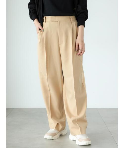 Lugnoncure(ルノンキュール)の「タックストレートパンツ(その他パンツ・レディース・ベージュ/ネイビー/トップグレー・M/L)」の10枚目の写真