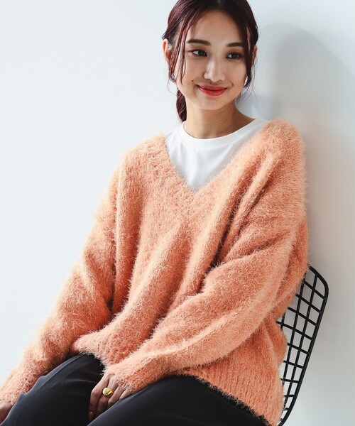 BEAMS GOLF シャギースリーブニット　長袖　サイズM BEAMS GOLF シャギースリーブニット 長袖 サイズM