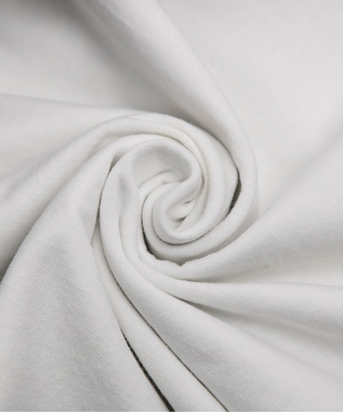 AMELY（エミリー）の「チュールドッキングロングTシャツ（Tシャツ/カットソー・レディース・ホワイト/ブラック/ホワイト×ブラック・フリー）」の10枚目の写真