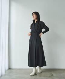 RONEL（ロネル）の「カシュクールシャツドレス（ワンピース）」
