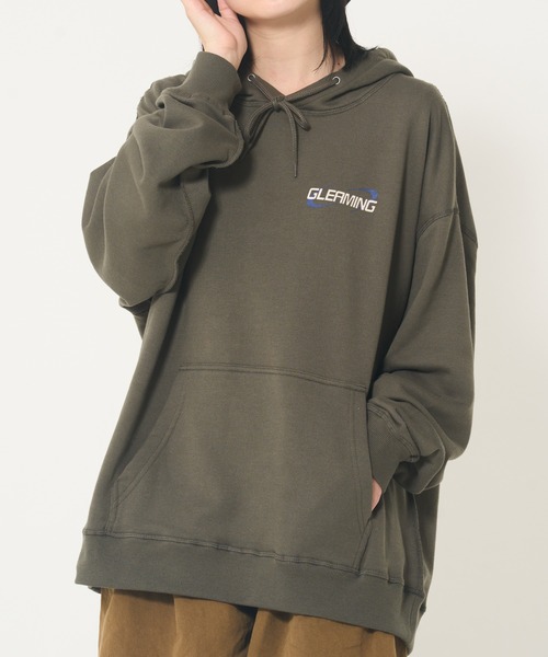 ROUGH TRADE（ラフトレード）の「裏毛バックプリントプルパーカー(M1)（パーカー・メンズ・ブラック/カーキ/レッド・MEDIUM/LARGE/X-LARGE）」の9枚目の写真