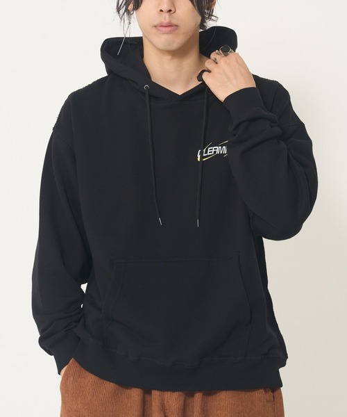 ROUGH TRADE（ラフトレード）の「裏毛バックプリントプルパーカー(M1)（パーカー・メンズ・ブラック/カーキ/レッド・MEDIUM/LARGE/X-LARGE）」の5枚目の写真