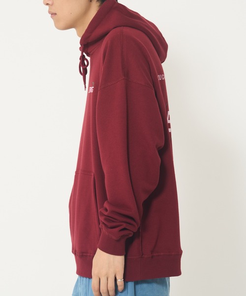 ROUGH TRADE（ラフトレード）の「裏毛バックプリントプルパーカー(M1)（パーカー・メンズ・ブラック/カーキ/レッド・MEDIUM/LARGE/X-LARGE）」の12枚目の写真