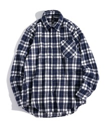 Starting Over（スターティングオーバー）の「Vintage-like check flannel shirt/ヴィンテージライク レギュラーカラー フランネル シャツ（シャツ/ブラウス・レディース）」