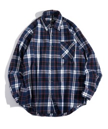 Vintage-like check flannel shirt/ヴィンテージライク レギュラーカラー フランネル シャツ