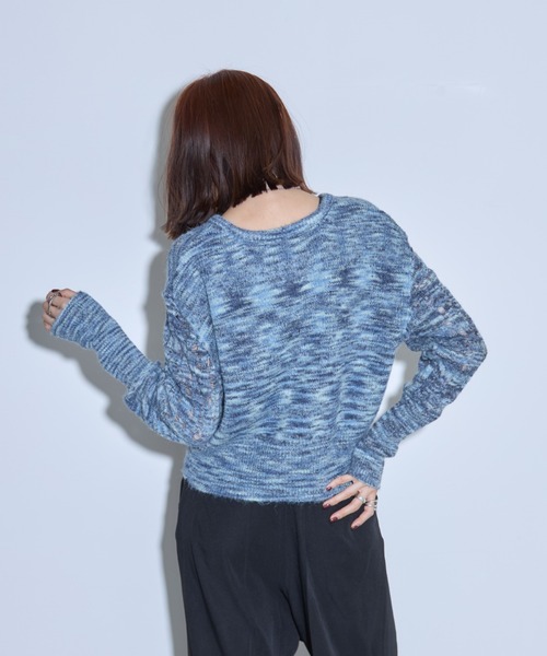 leimn(レイムン)の「グラデーションニットショートカーディガン(ニット/セーター・レディース・ブルー系その他/ブラウン系その他・FREE)」の13枚目の写真