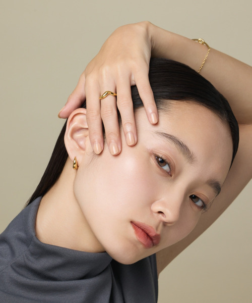 ciite' surgical stainless（シーテサージカルステンレス）の「【 金属アレルギー対応 】 モチーフリング サージカルステンレス（リング・レディース・ゴールド/シルバー・13号/11号/15号）」の18枚目の写真