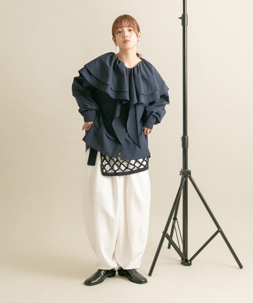 KBF（ケイビーエフ）の「マルチWAYニットパーツ（その他小物・レディース・アイボリー/モカ/ネイビー・ONE）」の16枚目の写真