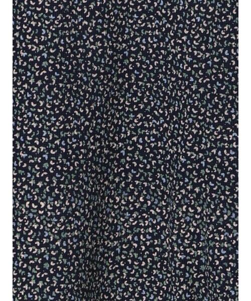 Samansa Mos2（サマンサ モスモス）の「ワッフルフリルメロー花柄カットソー（Tシャツ/カットソー・レディース・ネイビー/カーキ/キナリ/グレー・F）」の5枚目の写真