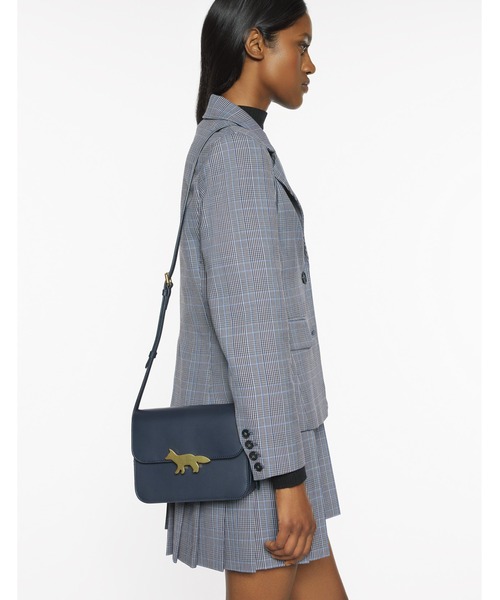 Maison Kitsune（メゾンキツネ）の「EDIE BAG（ショルダーバッグ・レディース・バーガンディー/ブラック/ブラウン/ブルー系その他/ネイビー/ダークグリーン・U）」の20枚目の写真