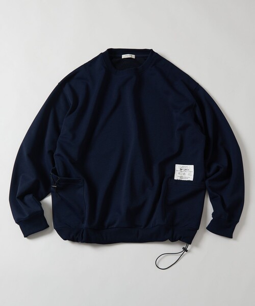 FREAK'S STORE(フリークスストア)の「限定展開 Drymix(R)/ドライミックス リラックスフィット サイドポケット ロングスリーブTシャツ(Tシャツ/カットソー・メンズ・ブラック/ベージュ/ネイビー/グレー・SMALL/MEDIUM/LARGE)」の15枚目の写真