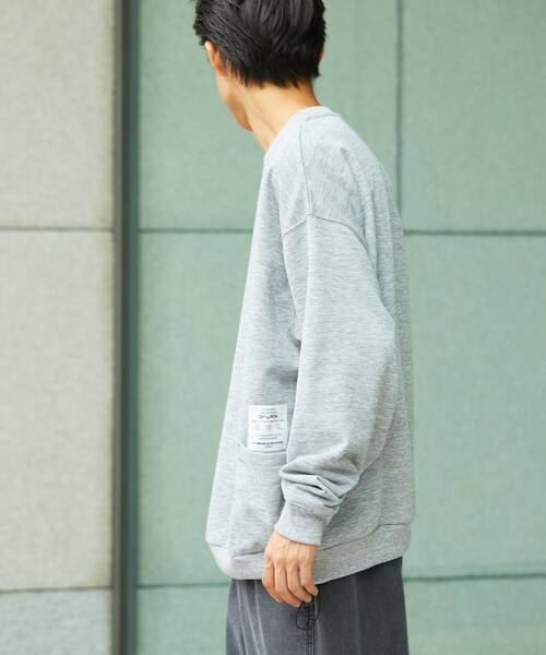 FREAK'S STORE(フリークスストア)の「限定展開 Drymix(R)/ドライミックス リラックスフィット サイドポケット ロングスリーブTシャツ(Tシャツ/カットソー・メンズ・ブラック/ベージュ/ネイビー/グレー・SMALL/MEDIUM/LARGE)」の12枚目の写真