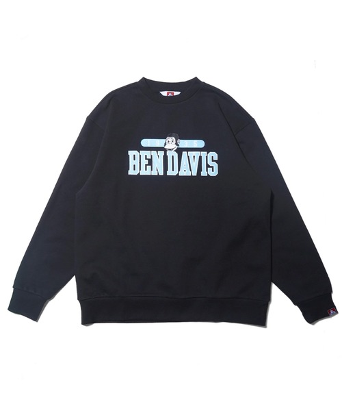 BEN DAVIS(ベンデイビス)の「《BEN DAVIS》プリントスウェット /リサイクルコットン混・抗菌防臭加工(スウェット・メンズ・ブラック/ヘザーグレー/アッシュ・MEDIUM/LARGE/X-LARGE)」の8枚目の写真