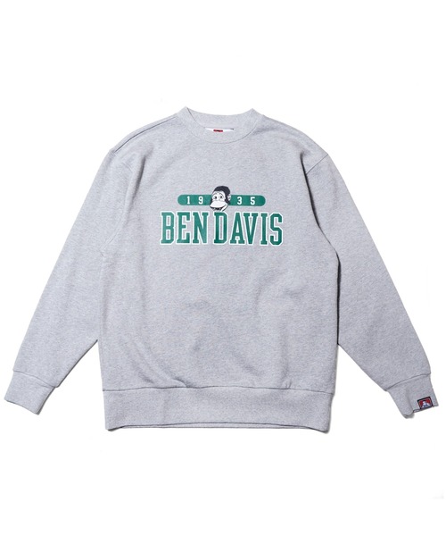 BEN DAVIS(ベンデイビス)の「《BEN DAVIS》プリントスウェット /リサイクルコットン混・抗菌防臭加工(スウェット・メンズ・ブラック/ヘザーグレー/アッシュ・MEDIUM/LARGE/X-LARGE)」の9枚目の写真