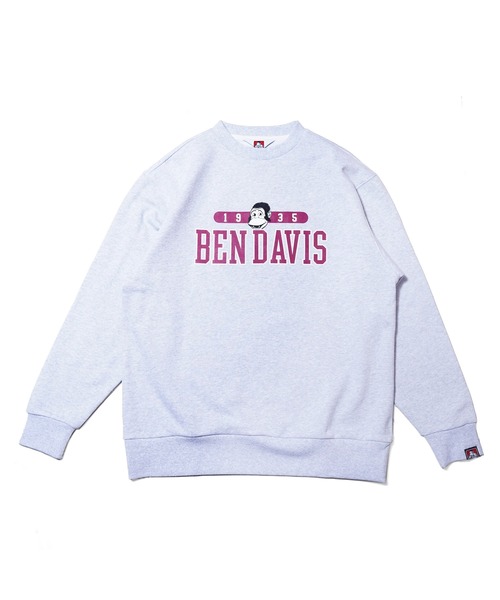 BEN DAVIS(ベンデイビス)の「《BEN DAVIS》プリントスウェット /リサイクルコットン混・抗菌防臭加工(スウェット・メンズ・ブラック/ヘザーグレー/アッシュ・MEDIUM/LARGE/X-LARGE)」の10枚目の写真