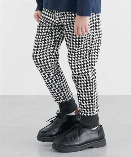 QUNTSTYLE（キュントスタイル）の「サルエルジョガーパンツ（その他パンツ・キッズ・ブラック系1/アイボリー系1/カーキ/ブルーグリーン/チャコール/ブラック系2/ネイビー/ブラック系4/グレー系/パープル系/ブラック系3/ベージュ系・100/110/120/130/140/150/160/170）」の2枚目の写真