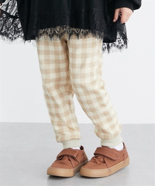 QUNTSTYLE（キュントスタイル）の「サルエルジョガーパンツ（その他パンツ・キッズ・ブラック系1/アイボリー系1/カーキ/ブルーグリーン/チャコール/ブラック系2/ネイビー/ブラック系4/グレー系/パープル系/ブラック系3/ベージュ系・100/110/120/130/140/150/160/170）」の9枚目の写真