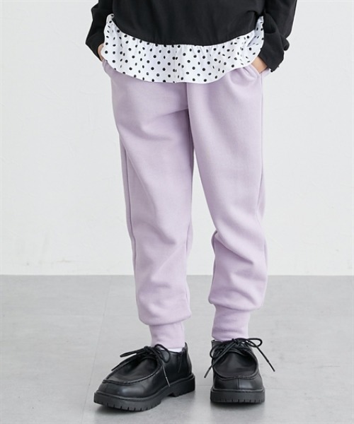 QUNTSTYLE（キュントスタイル）の「サルエルジョガーパンツ（その他パンツ・キッズ・ブラック系1/アイボリー系1/カーキ/ブルーグリーン/チャコール/ブラック系2/ネイビー/ブラック系4/グレー系/パープル系/ブラック系3/ベージュ系・100/110/120/130/140/150/160/170）」の12枚目の写真