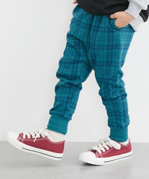 QUNTSTYLE（キュントスタイル）の「サルエルジョガーパンツ（その他パンツ・キッズ・ブラック系1/アイボリー系1/カーキ/ブルーグリーン/チャコール/ブラック系2/ネイビー/ブラック系4/グレー系/パープル系/ブラック系3/ベージュ系・100/110/120/130/140/150/160/170）」の19枚目の写真